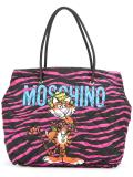 jewelled tiger print tote