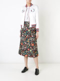 bear embroidered bomber jacket