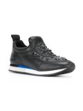 rhinestones embellished lace-up sneakers
