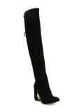 lace-up detailing boots