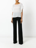 wide leg soft trousers