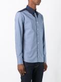 contrast collar shirt 