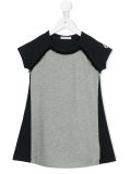 bicolour T-shirt dress