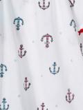 anchor print kaftan dress