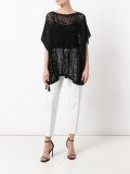 lace style knitted top