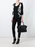 rose embroidered cardigan