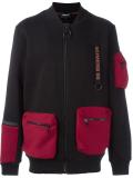 zip pocket bomber jacket