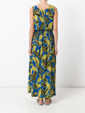 Printed wrap dress