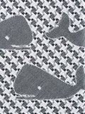 whale pattern tie