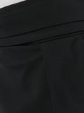 wrap detail cropped trousers