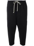 drop-crotch cropped trousers
