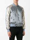 silky effect bomber jacket