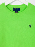 logo embroidered jumper