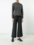collar-buckle blazer