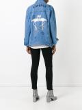 'l'avenue' patch denim jacket