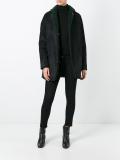 buttoned coat