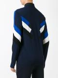 geometric intarsia knit jumper