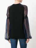 feather trim top