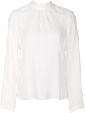 lace inserts blouse 