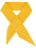 pleated scarf