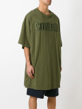 front patches oversized T-shirt