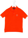 logo plaque polo shirt