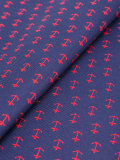 anchor print pocket square