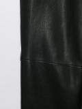 leather effect trousers