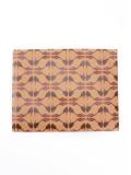 abstract print clutch bag