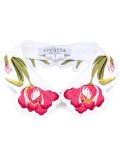 floral embroidered collar