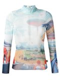 futuristic print jersey