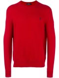 embroidered logo jumper