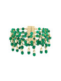 chain drop stone pendant bracelet