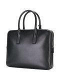 classic small Museum multi-patch flat briefcase
