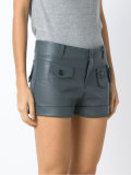 leather shorts