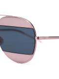 'Diorsplit 1' navy lens sunglasses