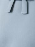 bow detail flared dress