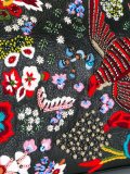 embroidered bird tote 