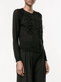 embroidered cardigan