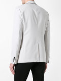 contrast trim blazer
