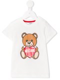 teddy bear print T-shirt