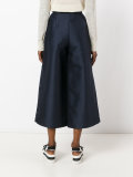 grosgrain-trim culottes