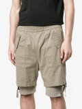 double layer cargo shorts
