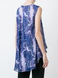 flared sleeveless top