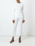 pearl-embellished sweater