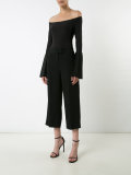 flared sleeve bardot top 