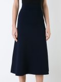 crepe knit a-line skirt