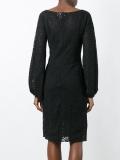 bell sleeve lace dress