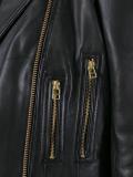 cropped leather jacket