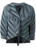 three-quarters sleeve pleated jacket
